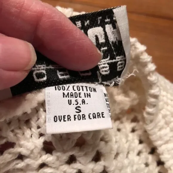 White Hand Knit Sweater - Picture 11 of 12